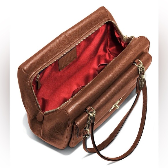 COACH MADISON SMALL LEATHER HANDBAG NEW - Picture 7 of 8